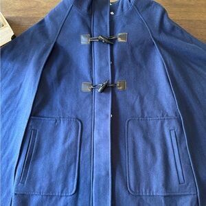 BCBG Navy Blue Cloak/Coat